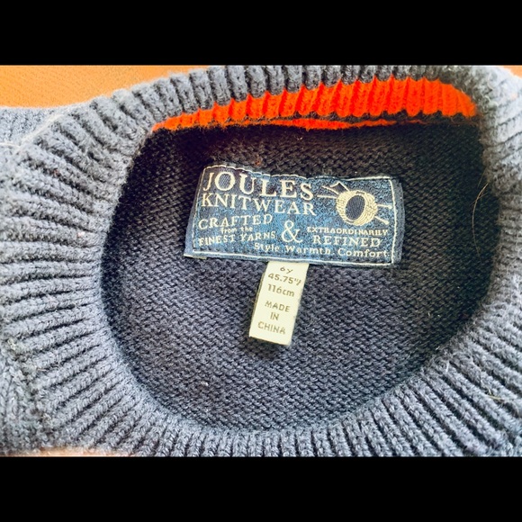 Joules boys holiday sweater-5t - Picture 2 of 8
